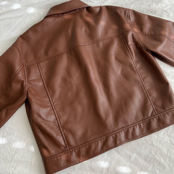 NWT Aritzia Wilfred Vegan Leather Jacket - Picture 4 of 7